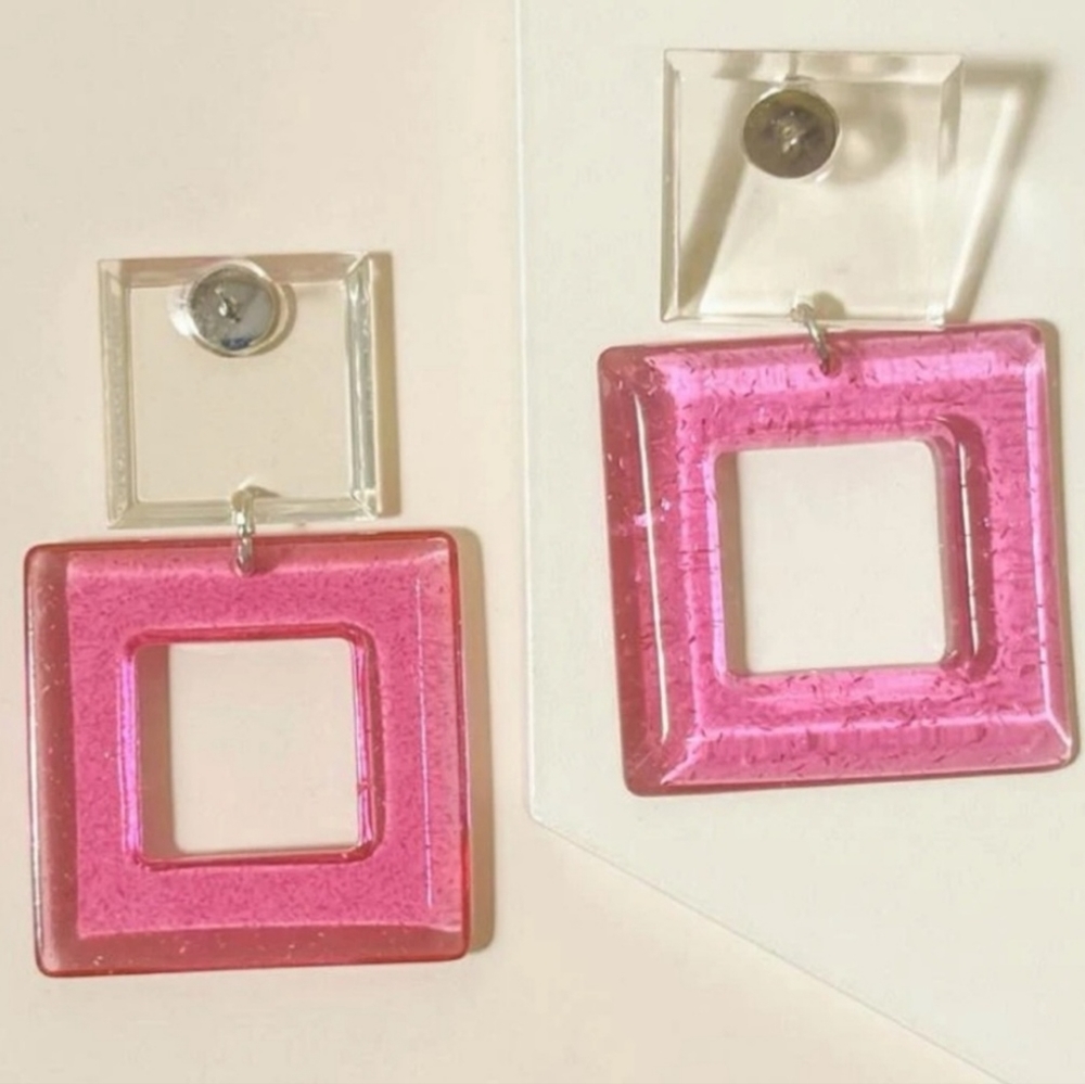 NEW Trendy Square Earrings